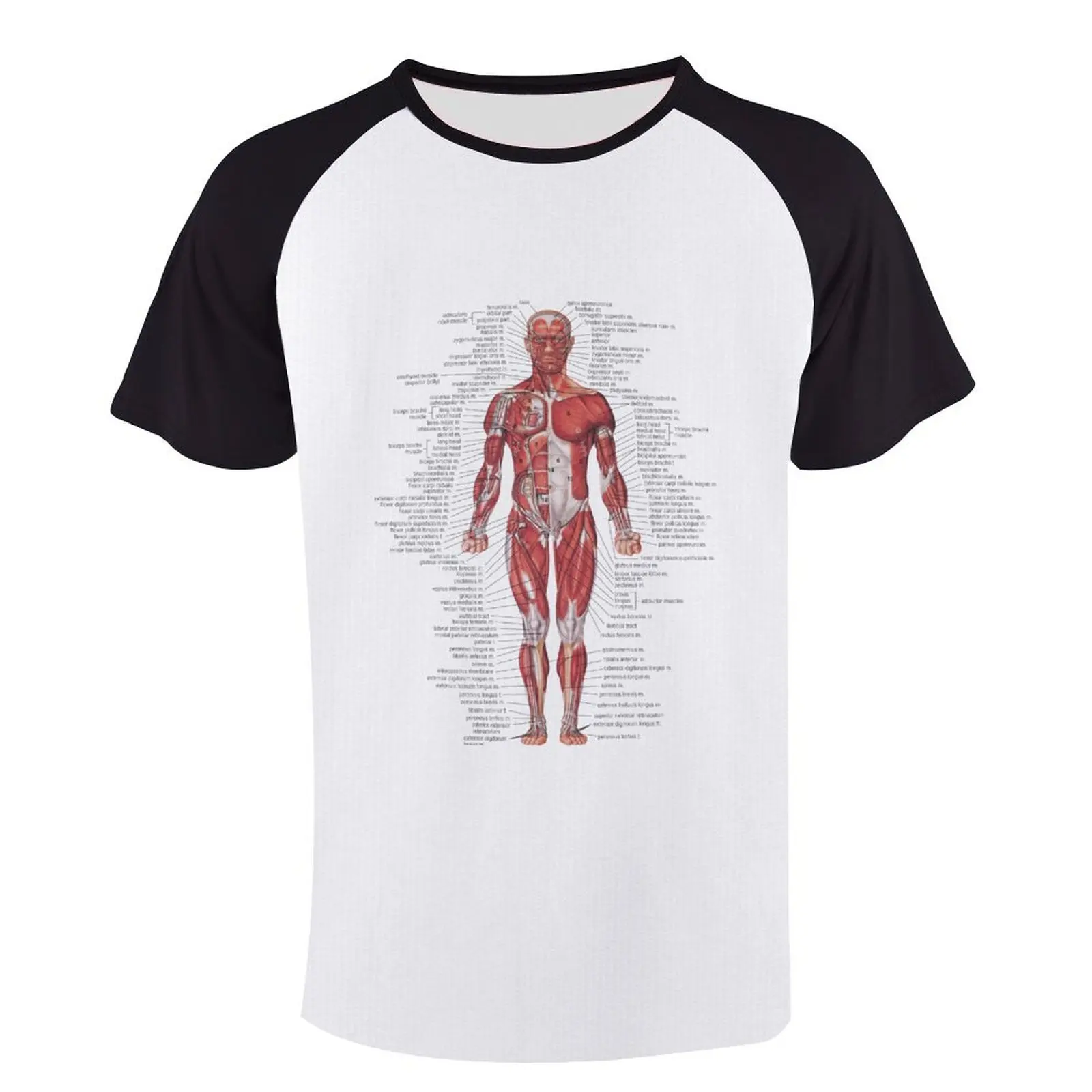 Sistemul Muscular al Corpului Uman T-Shirt haine drăguț tricou sublim t camasa barbati maneca lunga, tricouri . ' - ' . 2