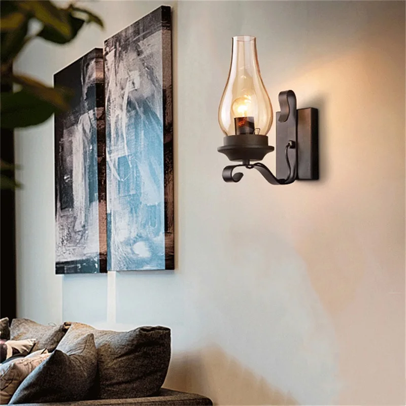 TINNY de Interior, Lămpi de Perete Retro Corpuri de iluminat cu LED Clasic Creativ Loft Lămpi de perete pentru Casa . ' - ' . 2