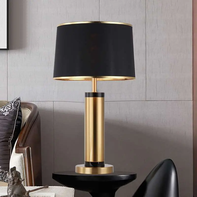 TYLA Contemporane Aur Negru Lampă de Masă cu LED Epocă de Creație Simplu Noptieră lampa de Birou pentru Acasa, Camera de zi Dormitor . ' - ' . 2