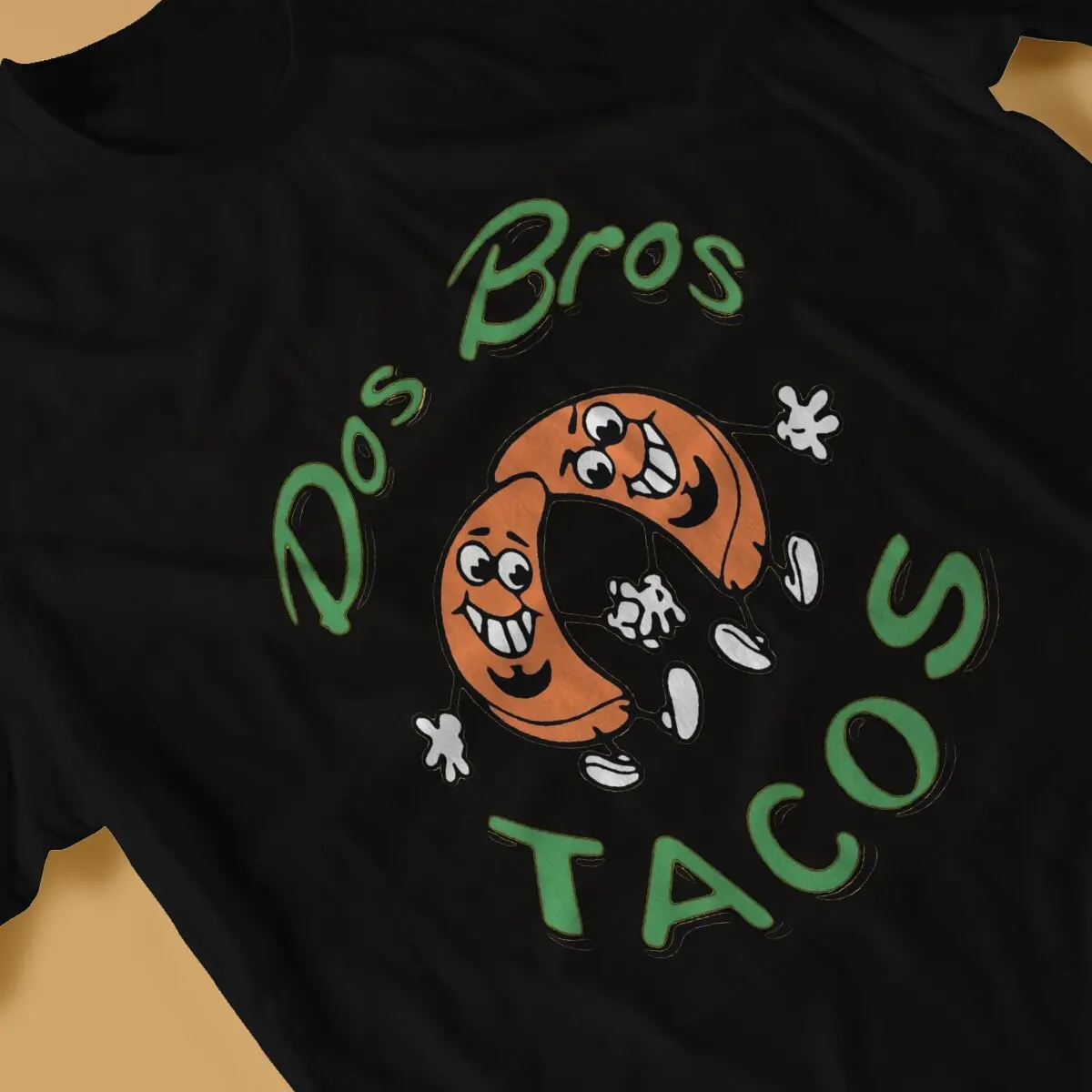 Turbo Melcul de Creatie Tricou pentru Bărbați DOS BROS TACOS Gât Rotund din Bumbac Tricou Hip Hop Cadouri de Ziua de nastere Topuri . ' - ' . 2