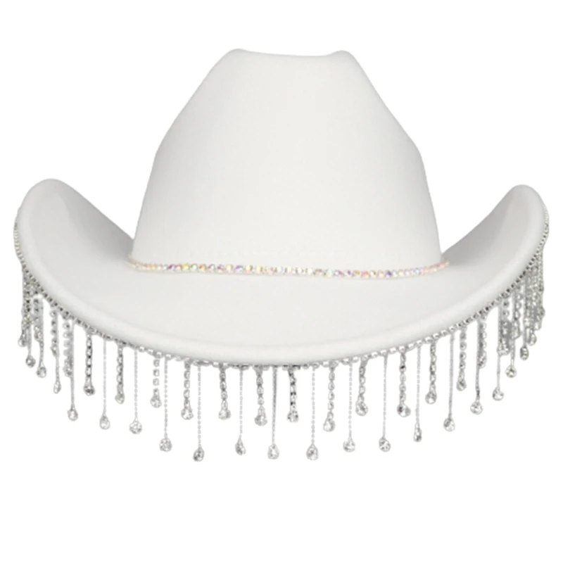 Vacanta Pălărie de Cowboy Diamant Strălucitor pentru Masculin Feminin Actor de Comedie . ' - ' . 2