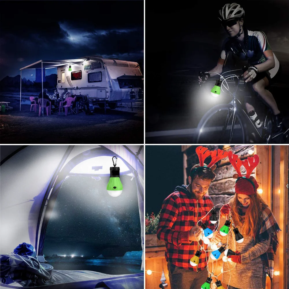În aer liber, Cârlig Lampa de Cort Lampa de Noapte cu LED Camping Light Mini Noapte de Lumină Lampă cu LED-uri Becuri Emergemcy Lumina Portabil Camping Lantern . ' - ' . 2