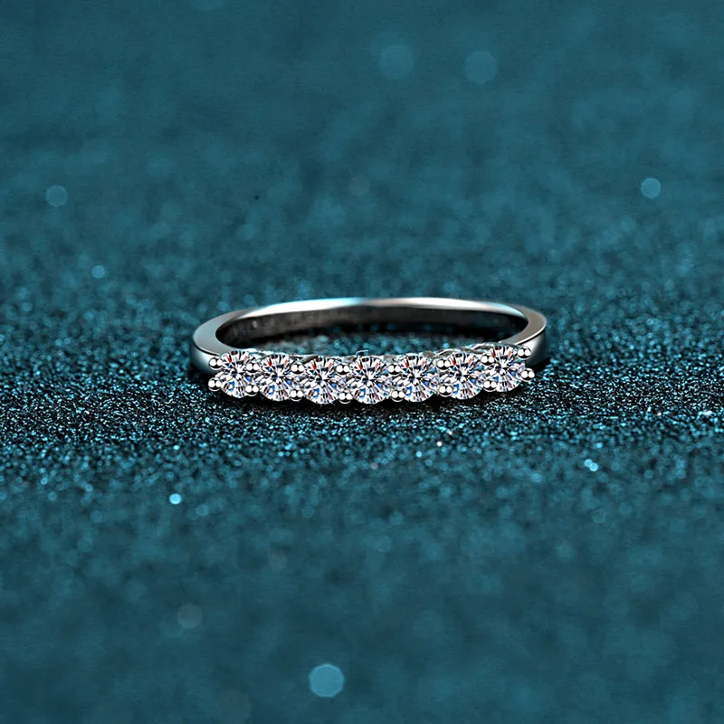 Într-adevăr Real D Aur Alb Moissanite Super Flash Inel de Logodna S925 Argint inel de nunta de Înaltă calitate bijuterii cadou 068 . ' - ' . 2