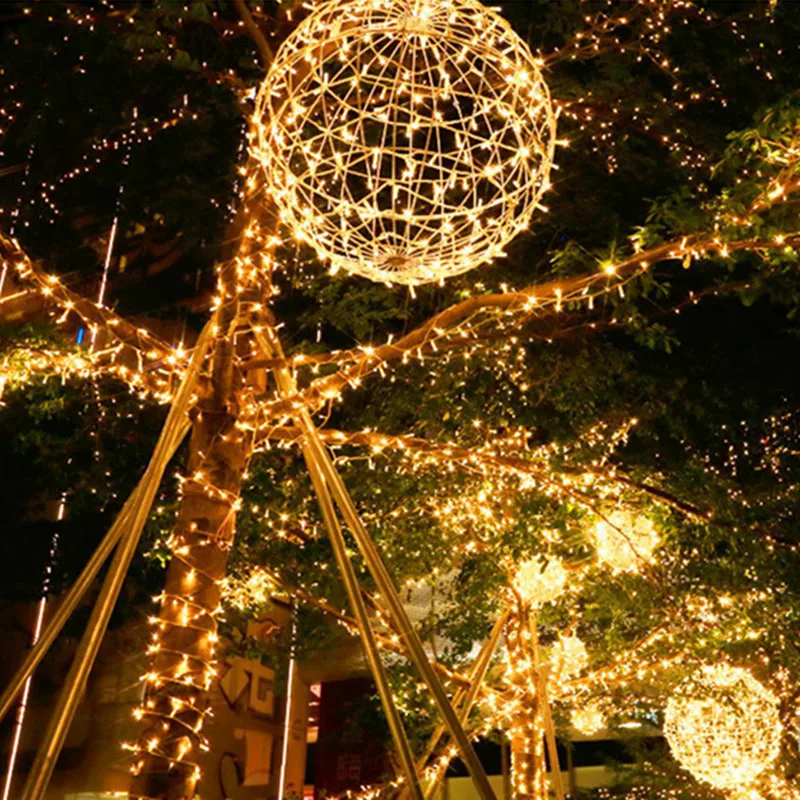 100 M 50 M 30 M 20M 10M Led Șir de Lumini Lumini de Vacanță Decor în aer liber Acasă Petrecerea de Nunta Navidad Ghirlandă cu Led-uri Decoratiuni de Craciun . ' - ' . 3