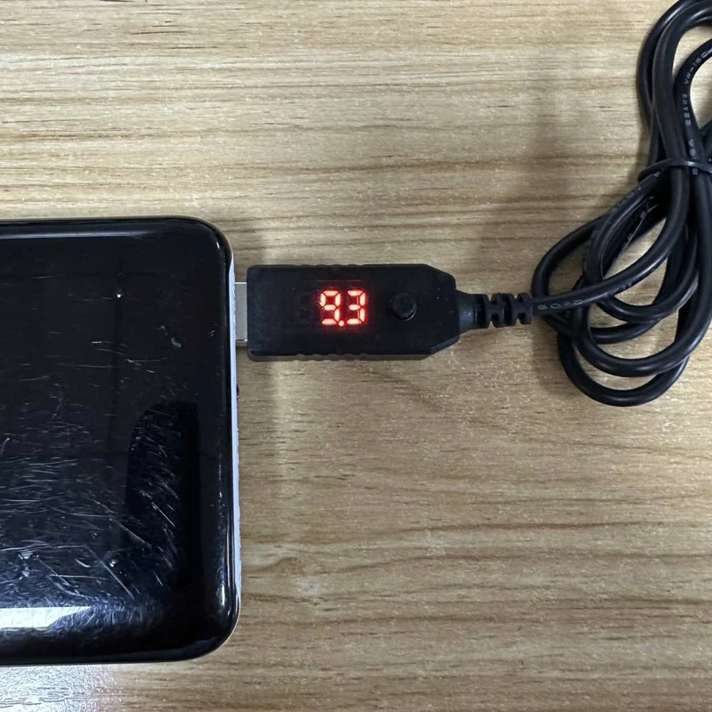 100cm QC3.0 USB C PD la 5V-12V 5.5x2.1mm Cablu de Alimentare pentru Orice 6V-12V Dispozitiv Dropship . ' - ' . 3