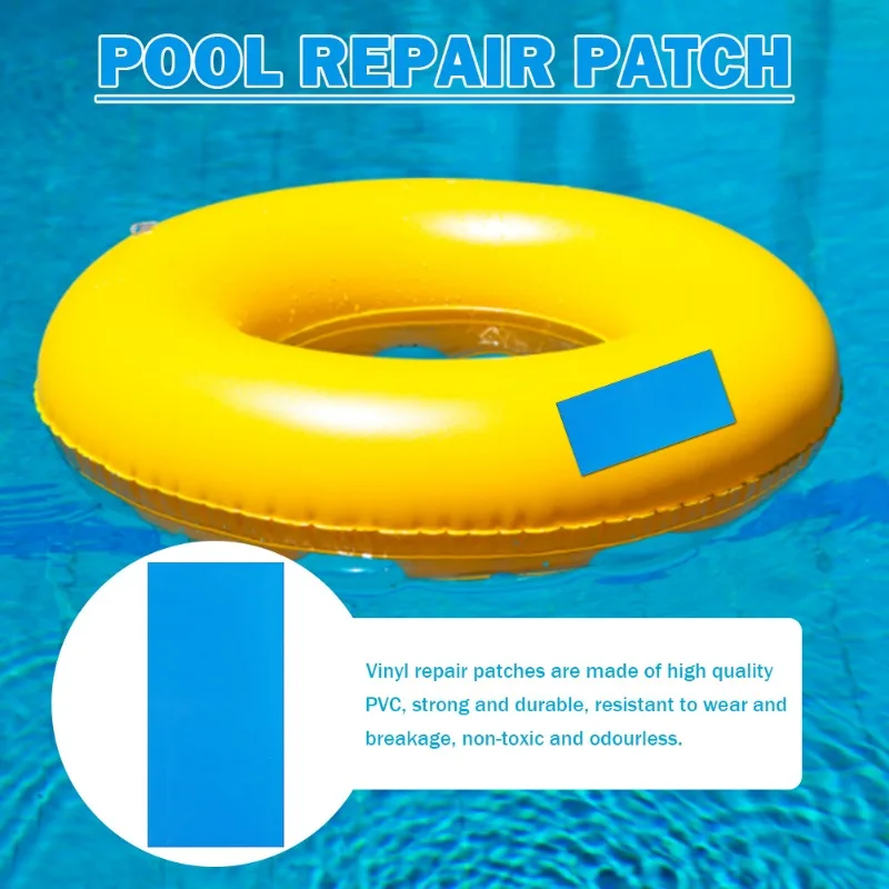 10buc Piscină PVC Patch-uri de Reparatie Inel de Înot Kit de Reparare Piscină Accesorii bărci Gonflabile Patch-uri de Reparatie . ' - ' . 3