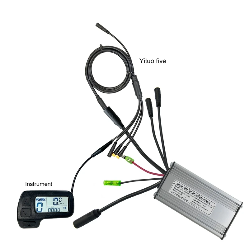 1Set Nouă Undă Sinusoidală Controller Kit Biciclete Electrice Scuter Electric Kit LCD11 de Afișare Undă Sinusoidală Controller 36/48V 500W . ' - ' . 3