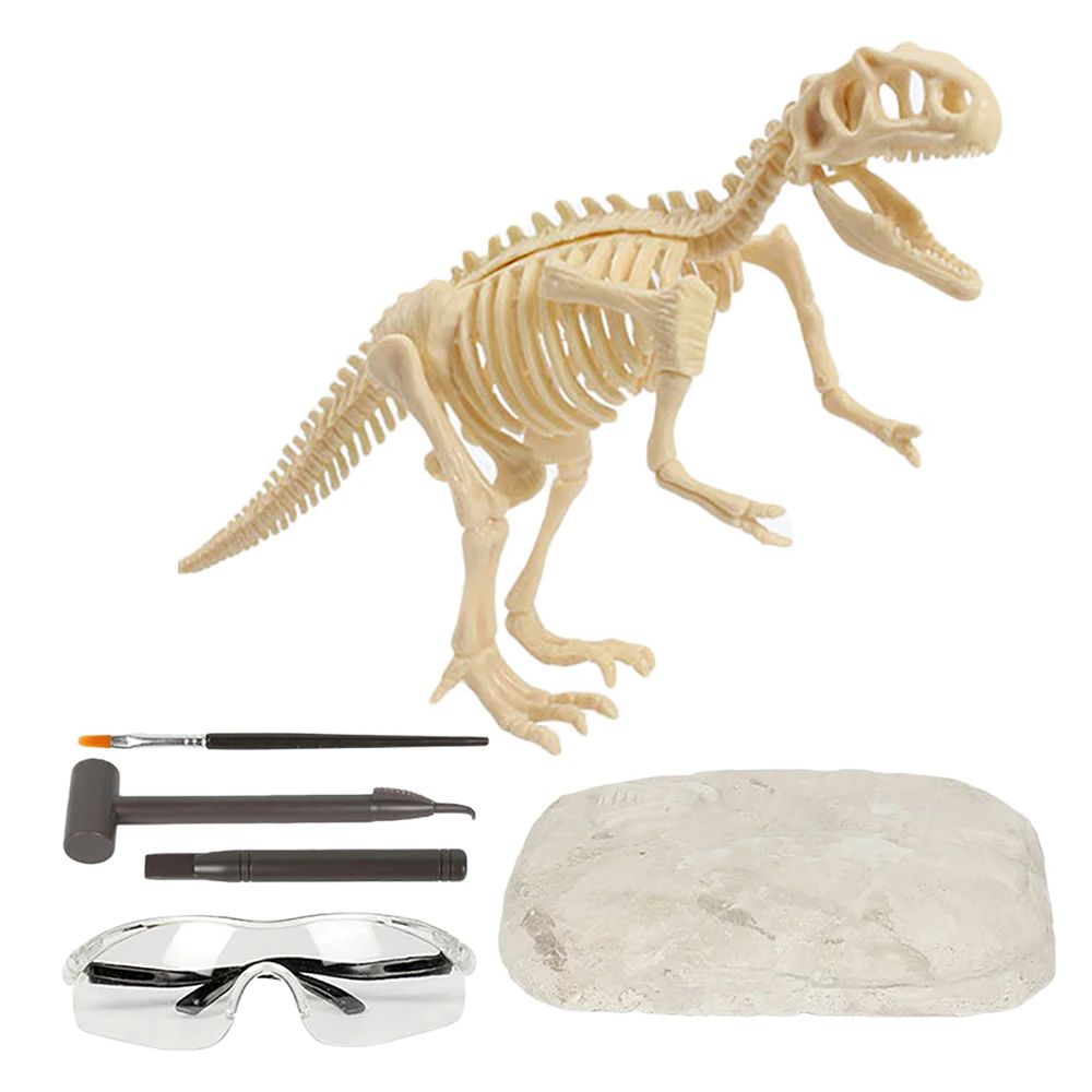 1~6PCS DIY Schelet de Dinozaur Asamblate Modele de Jucărie,3D Excavare Sape kituri de Serie Mini Triceratops/Stegosaurus/Velociraptor Puzzle . ' - ' . 3