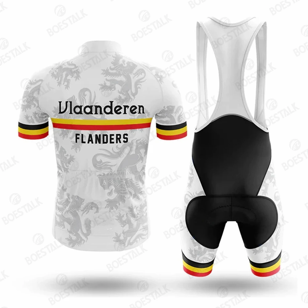 2023 VLAANDEREN FLANDRA Ciclism Jersey Set Belgia Îmbrăcăminte de Biciclete Road Biciclete Tricouri Costum de Biciclete Salopete pantaloni Scurți MTB Ropa Maillot . ' - ' . 3