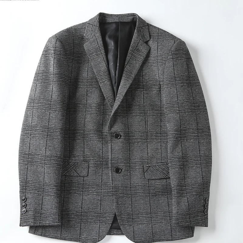 2023 new sosire toamna de înaltă calitate carouri sacou casual barbati,costume pentru bărbați jachete ,1957 . ' - ' . 3