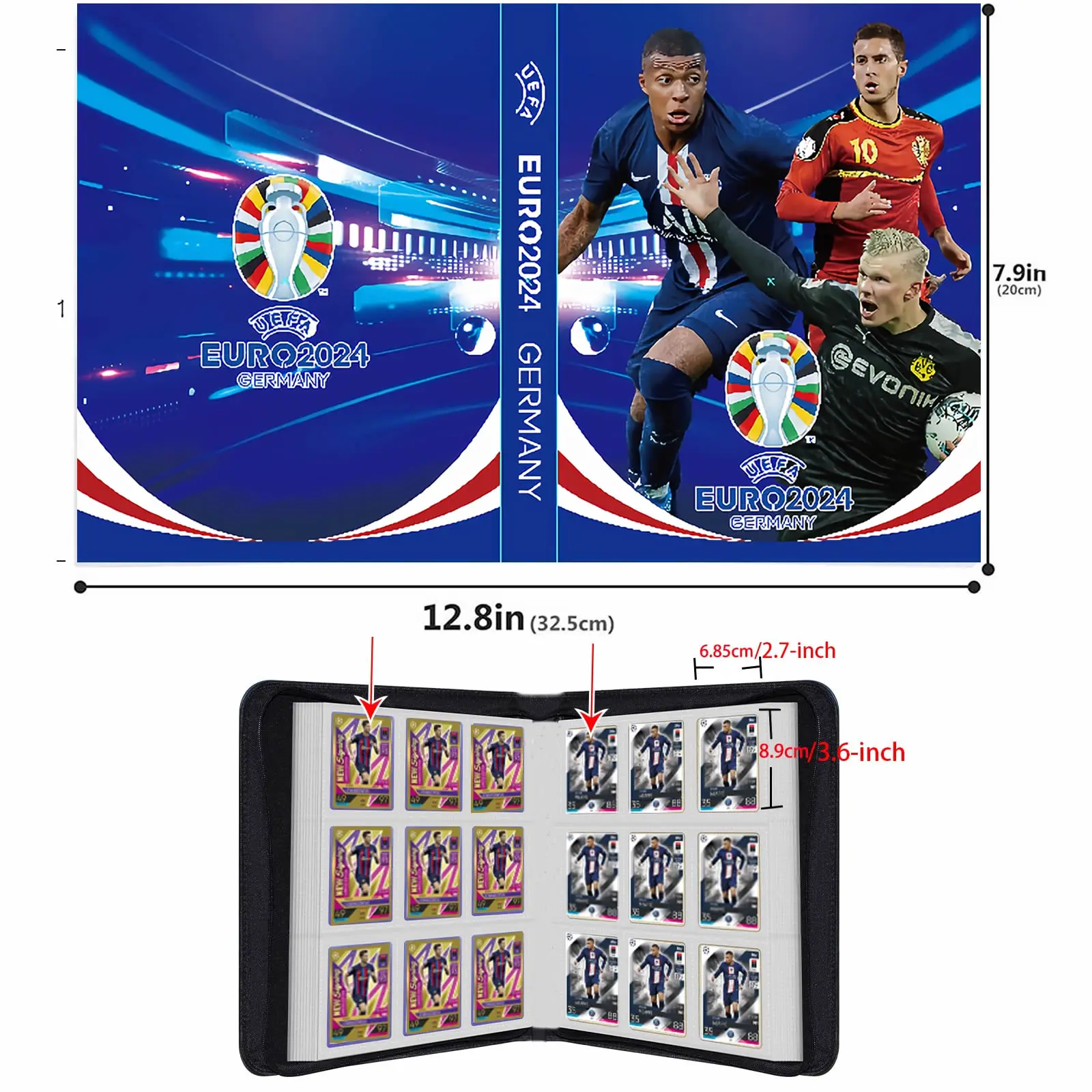 240pcs de Fotbal Steaua Album Carte Carte Messi Stele Golden Card Scrisoare Titularul Liant Harta Ballsuperstar de Colectare Folder Copil Cadou . ' - ' . 3