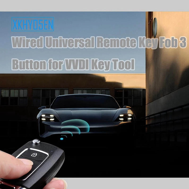2X Pentru Xhorse XKHY05EN Universal Firul de la Distanță Cheie Telecomanda 3 Butoane Pentru Hyundai Stil Pentru VVDI Instrument-Cheie . ' - ' . 3