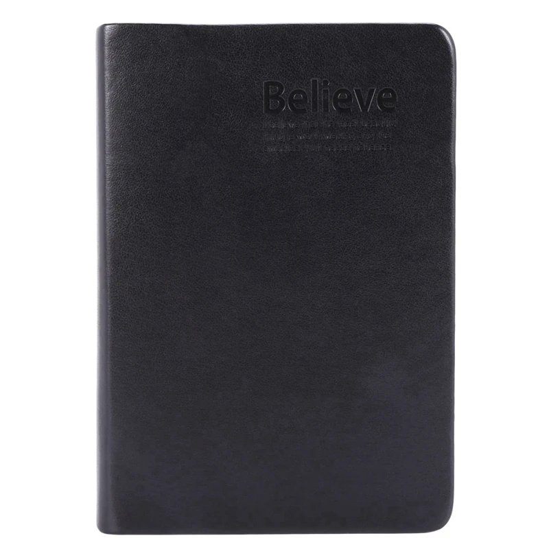 3X Hârtie Groasă Notebook, Notepad PU+Hârtie de Biblie Jurnal Cartea Jurnalele Agenda Planner Scoala Rechizite de Birou Negru+Aur . ' - ' . 3