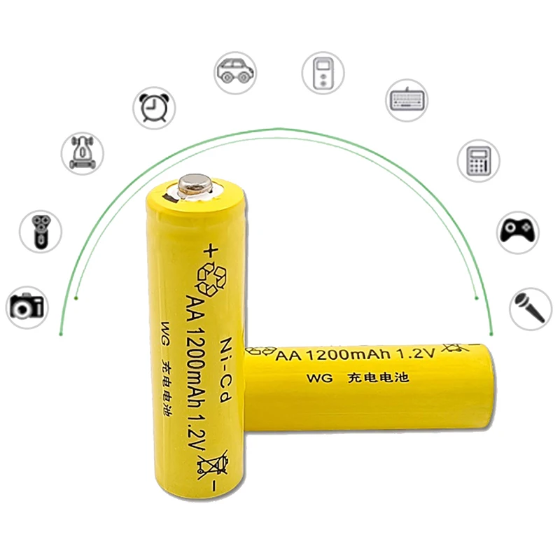 4buc/set AA Acumulator 1.2 V 1200mAh NI-Cd Baterie Pentru Jucării Control de la Distanță fără Fir Microfon Calculator . ' - ' . 3