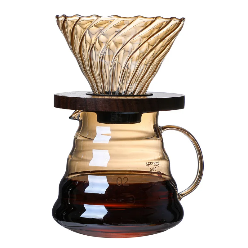 Borcan de sticlă pentru Cafea Accesorii Barista Consumabile Oală Cafetiera Ceainic Filtru de Cafea Bar Ulcior Cafe Coffeeware Bucătărie Acasă . ' - ' . 3