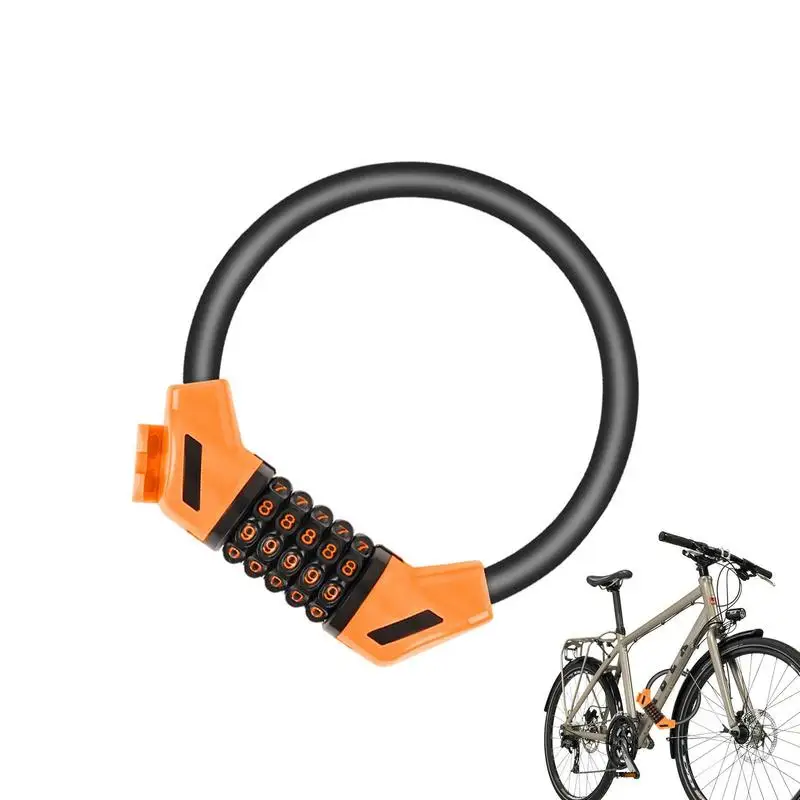 Combinație Lacăt, Pliere Biciclete 40cm, 60cm U-Lock, Combinație de Blocare Anti-furt Pentru Biciclete, Scutere Aliaj de Zinc de Blocare de Sârmă . ' - ' . 3