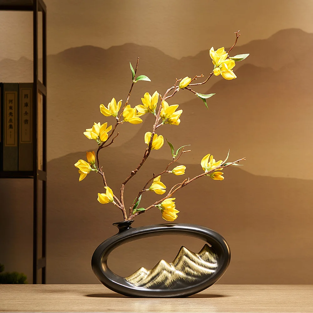 Creativitatea Stil Chinezesc Feng Shui Avere Vaza Birou Living Desktop Decor pentru Acasă Decor Rafinat Accesorii de Artă . ' - ' . 3