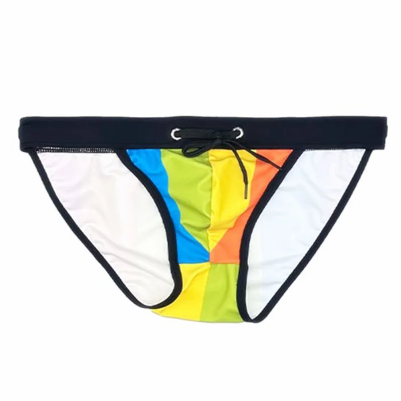Curcubeu Bikini Costume De Baie Barbati Inot Indispensabili Slip Cu Push Up Tanga Sexy Gay Slip De Costum De Baie, Pantaloni Scurți De Plajă 2023 . ' - ' . 3