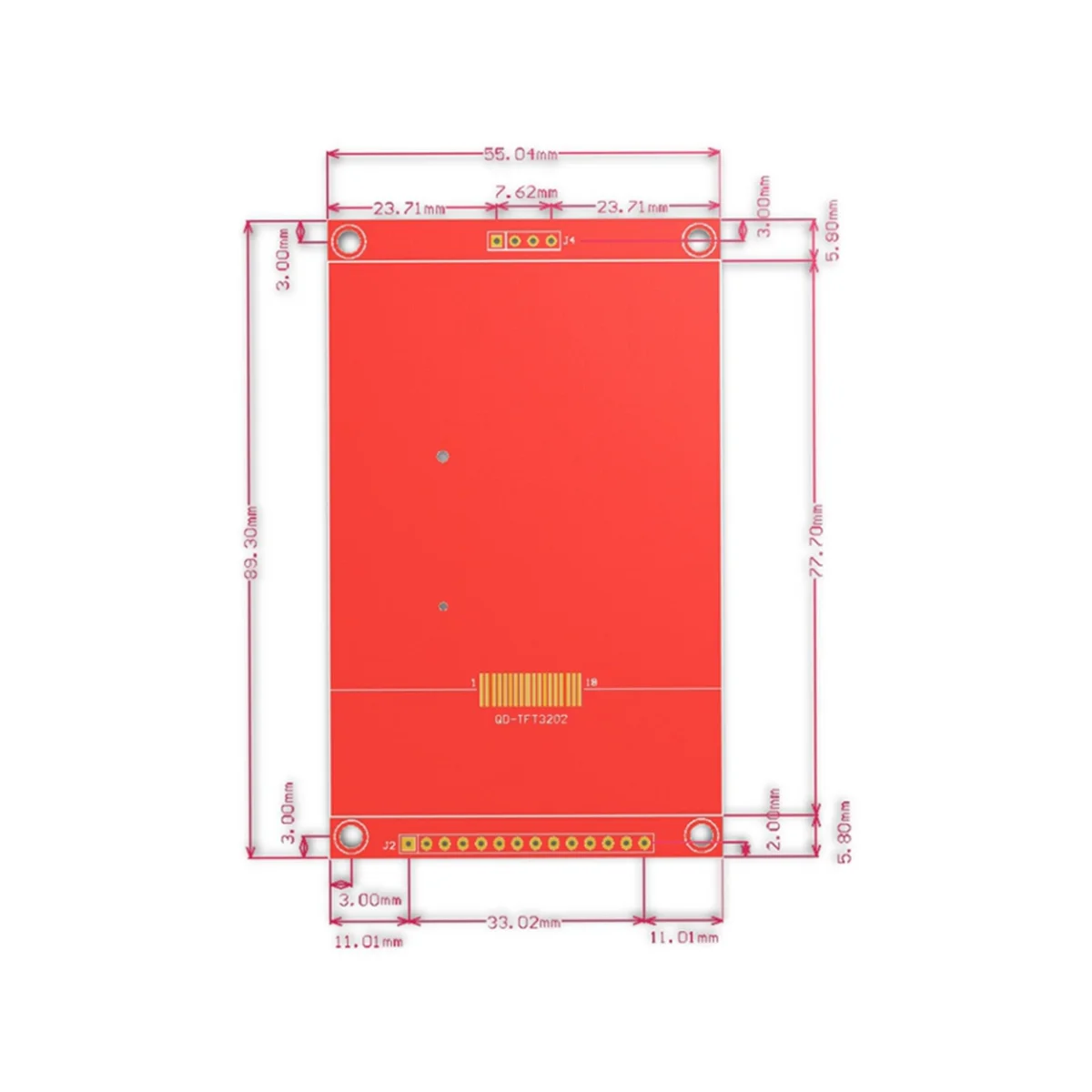 Envio Gratis SPI Modulul 14 Pin 3.2 Inch 18P ILI9341 TFT LCD Ecran Colorat 4 fire de Port Serial 320X240 Adaptorul(a) . ' - ' . 3
