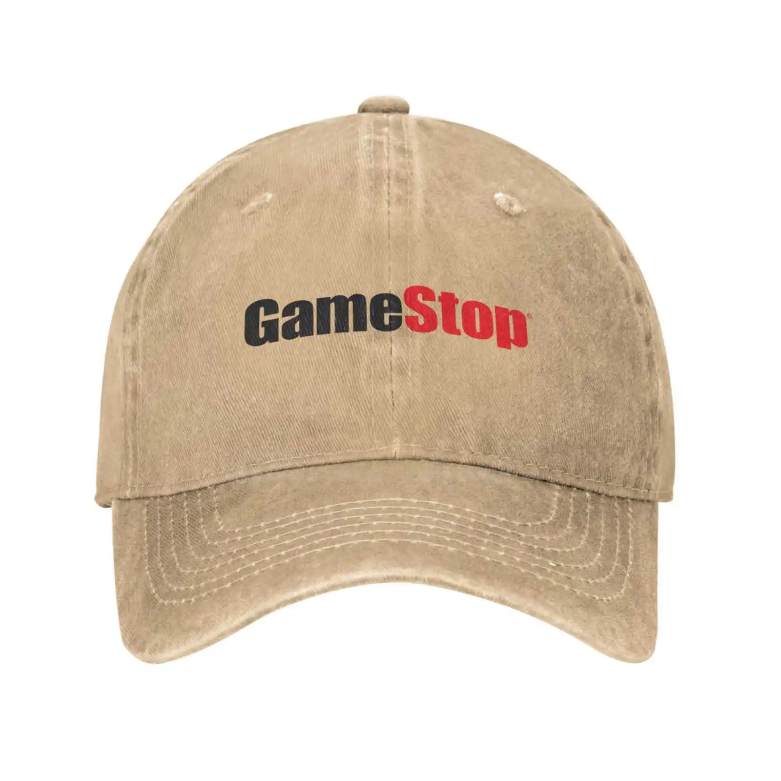 GameStop Logo-ul Imprimat Grafic Logo-ul de Brand de Înaltă calitate Denim capac Tricotate pălărie de Baseball capac . ' - ' . 3