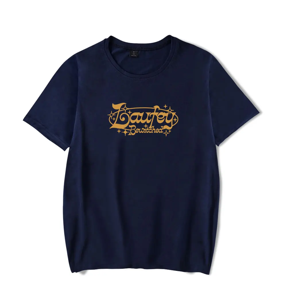 Laufey Cosmic Copilul Maneci Scurte Tee Femei Bărbați Crewneck Moda T-shirt . ' - ' . 3