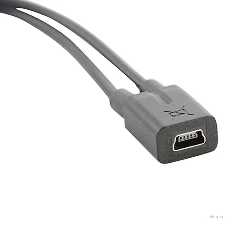 M5TD Flexibil Mini 5Pin Y Splitter Cablu Mini USB Splitter Extender Cablu de Încărcare . ' - ' . 3