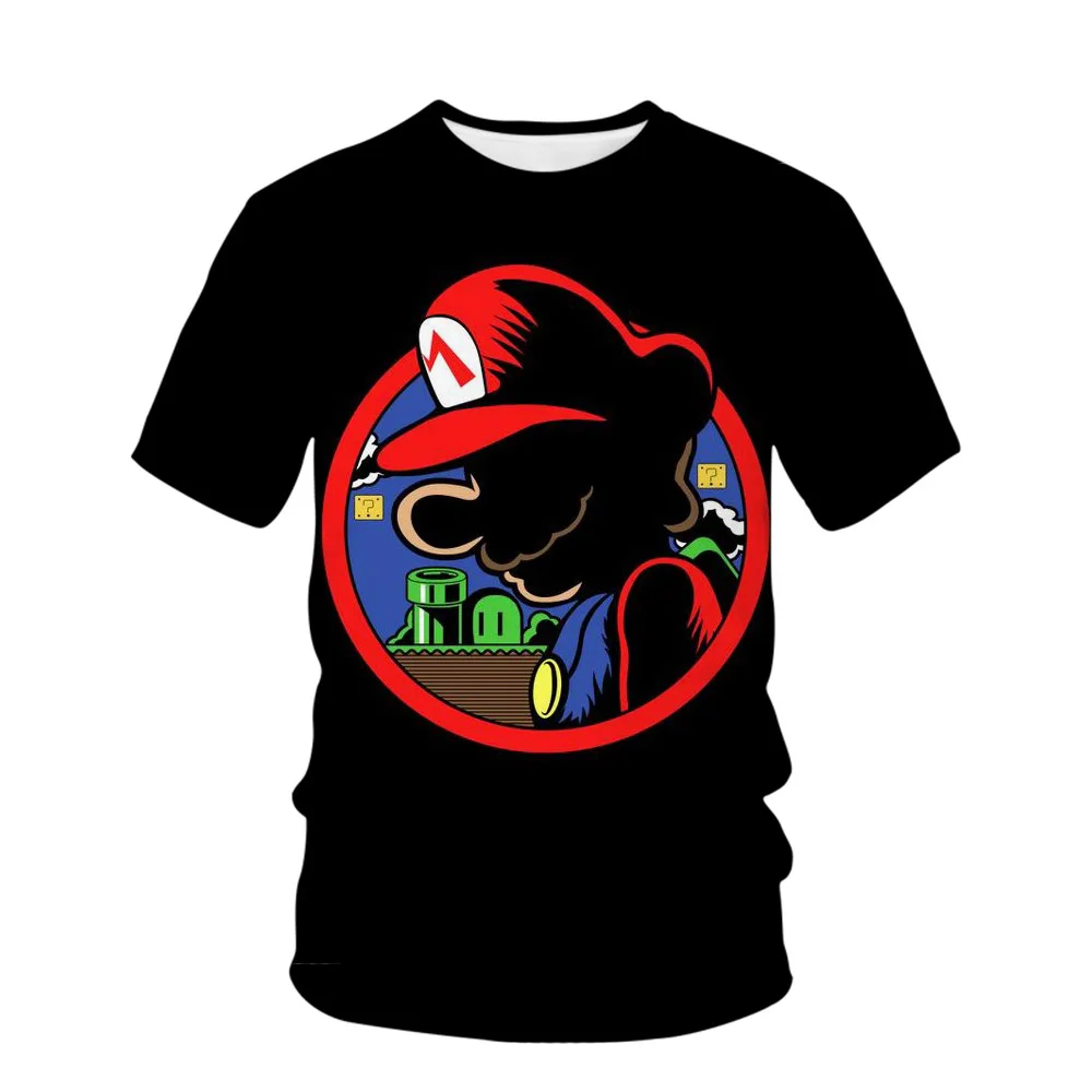 Mario Brothers Imbracaminte Baieti tricou de Vara tricou Mario Brothers Fantezie Super Mario Băieți Joc de Rol tricou Sport de Moda . ' - ' . 3