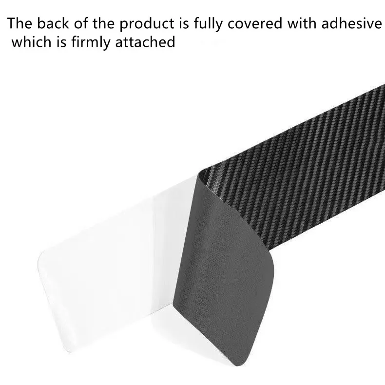 Masina Pragului de Ușă Fibra de Carbon Autocolante Anti Scratch Spate cutie de bara Pentru audi A6 cu logo-ul de accesorii auto . ' - ' . 3