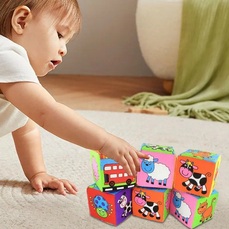 Moale Stivuire Blocuri De Spumă De Jucării Pentru A Dezvolta Abilitățile Motorii Fine Grădiniță Montessori Jucărie De Învățare Predare Învățare Cub . ' - ' . 3