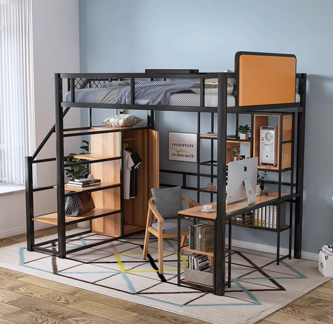 Multi-funcțional de spațiu de economisire Nordic apartament mic single superioară ridicată pat . ' - ' . 3