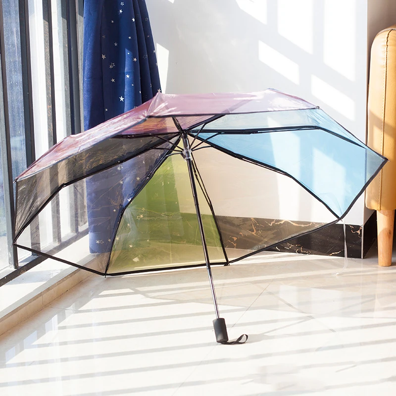 Pliere automată Umbrelă Transparentă Windproof Femei Bărbați 8K Impermeabil Umbrele Paraguas . ' - ' . 3