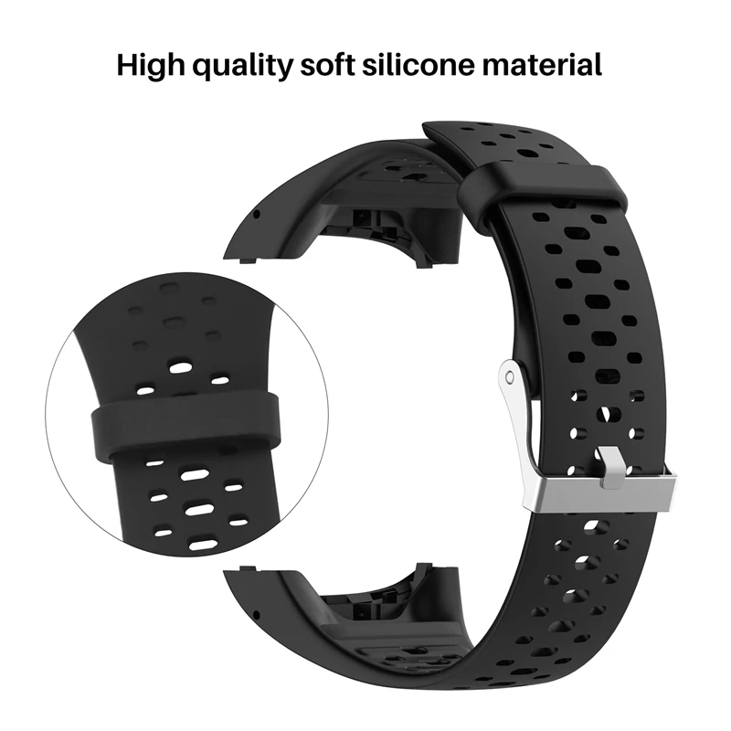 Silicon Curea De Mână Brățară Pentru Polar M400 M430 Sport Cu Gps Smartwatch Înlocuire Brățară Ceas Trupa Curele Cu Instrumentul De . ' - ' . 3
