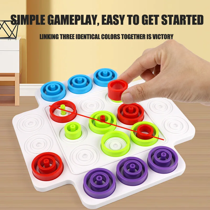 Strategia Bazată pe Tabla de Joc de Familie Inel Teaser Creier Puzzle-uri STEM Jucarii Interactive Părinte-Copil Joc de Puzzle pentru Adulți și Copii . ' - ' . 3