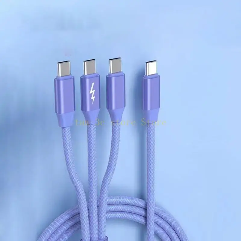 Tip-C Cablu de Încărcare mascul la Mascul 3-în-1 Cablu de Sârmă pentru On-the-Go de Încărcare D0UA . ' - ' . 3
