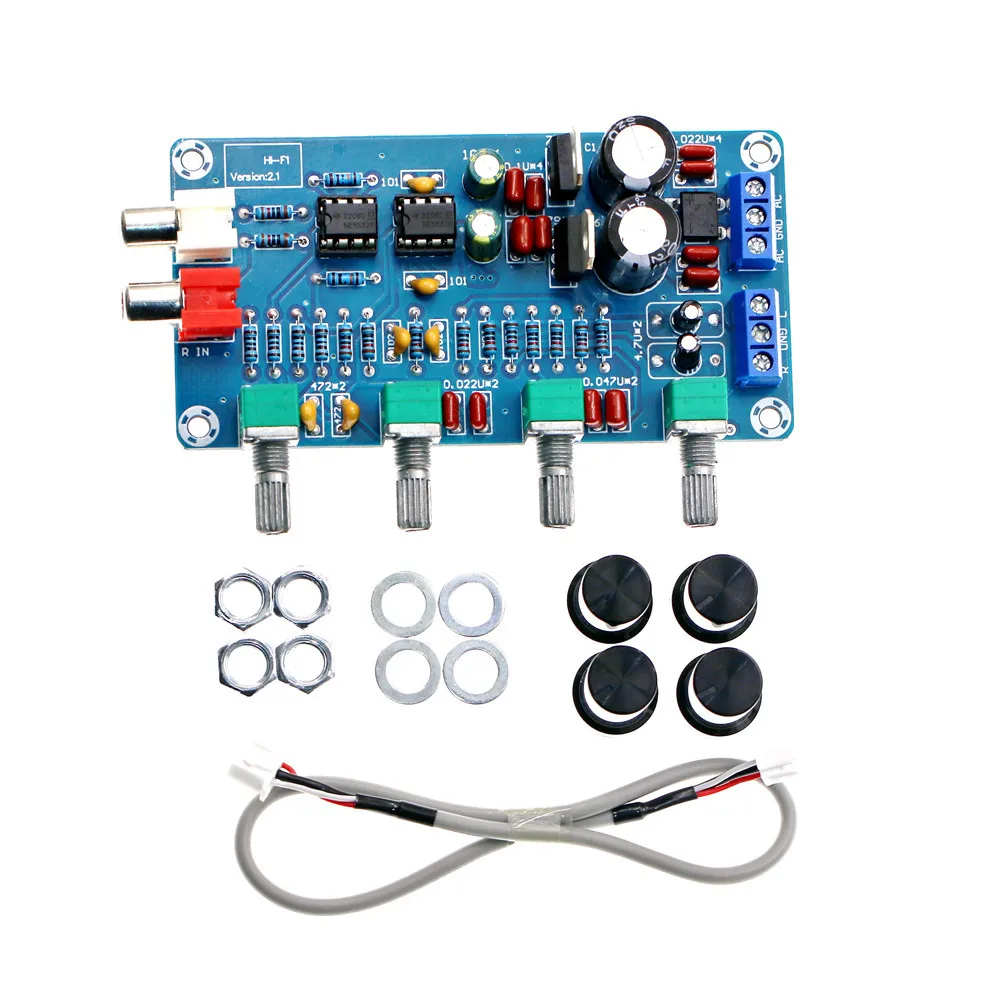 XH-M164 Amplificator Audio de Bord Dual Channel 4 Mod NE5532 de Alimentare de Înaltă Medie Joasă Frecvență, Echipamente Audio Profesionale . ' - ' . 3