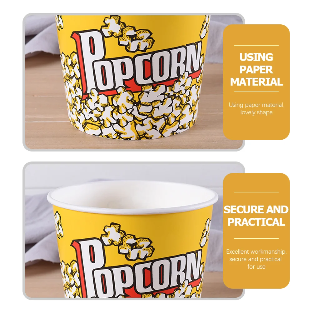 10 Buc Popcorn Movie-noapte Castron Suport Tort Reutilizabile Copii Pp Cupa Copilului Gustare Partid . ' - ' . 4