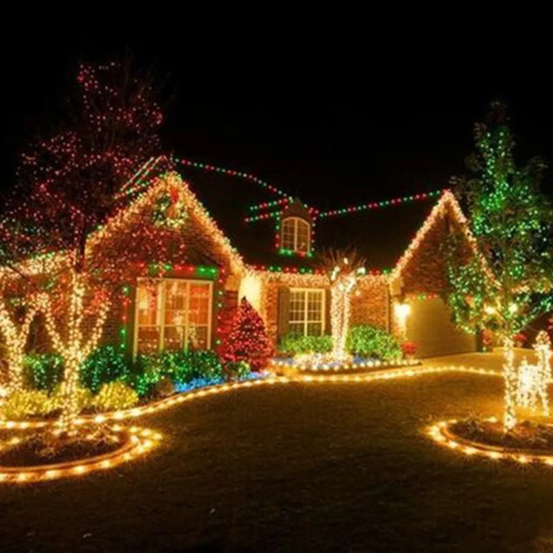 100 M 50 M 30 M 20M 10M Led Șir de Lumini Lumini de Vacanță Decor în aer liber Acasă Petrecerea de Nunta Navidad Ghirlandă cu Led-uri Decoratiuni de Craciun . ' - ' . 4