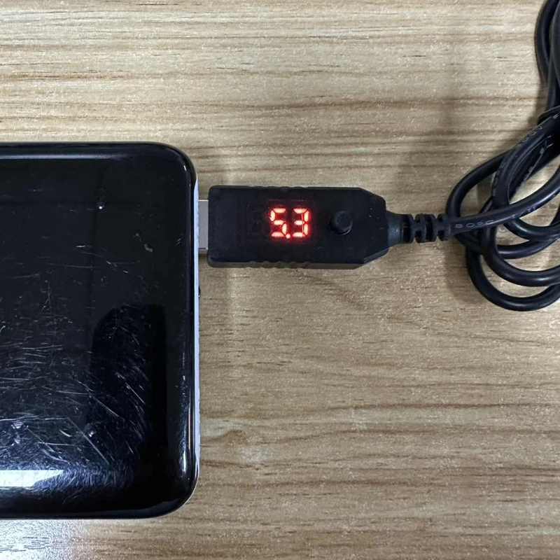 100cm QC3.0 USB C PD la 5V-12V 5.5x2.1mm Cablu de Alimentare pentru Orice 6V-12V Dispozitiv Dropship . ' - ' . 4