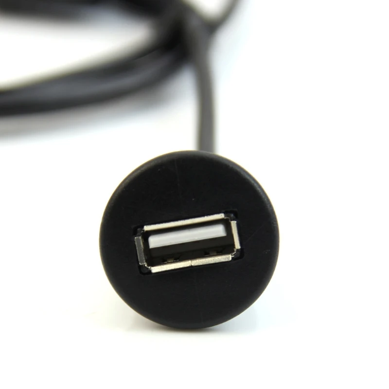 1M Mașină de Bord Monta Un Mascul La O Femelă USB 2.0 Extensie Soclu Panou Cablu Dec14 . ' - ' . 4