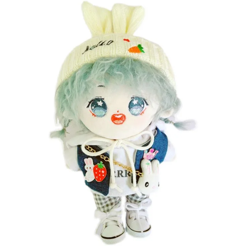 20cm Baby Doll haine Papusa de Plus Haine de Iepure vesta BODYSUIT haina de costum de Jucărie, Păpuși, Accesorii generația noastră Coreea de Kpop EXO . ' - ' . 4
