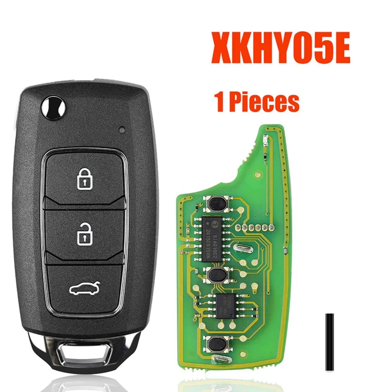 2X Pentru Xhorse XKHY05EN Universal Firul de la Distanță Cheie Telecomanda 3 Butoane Pentru Hyundai Stil Pentru VVDI Instrument-Cheie . ' - ' . 4