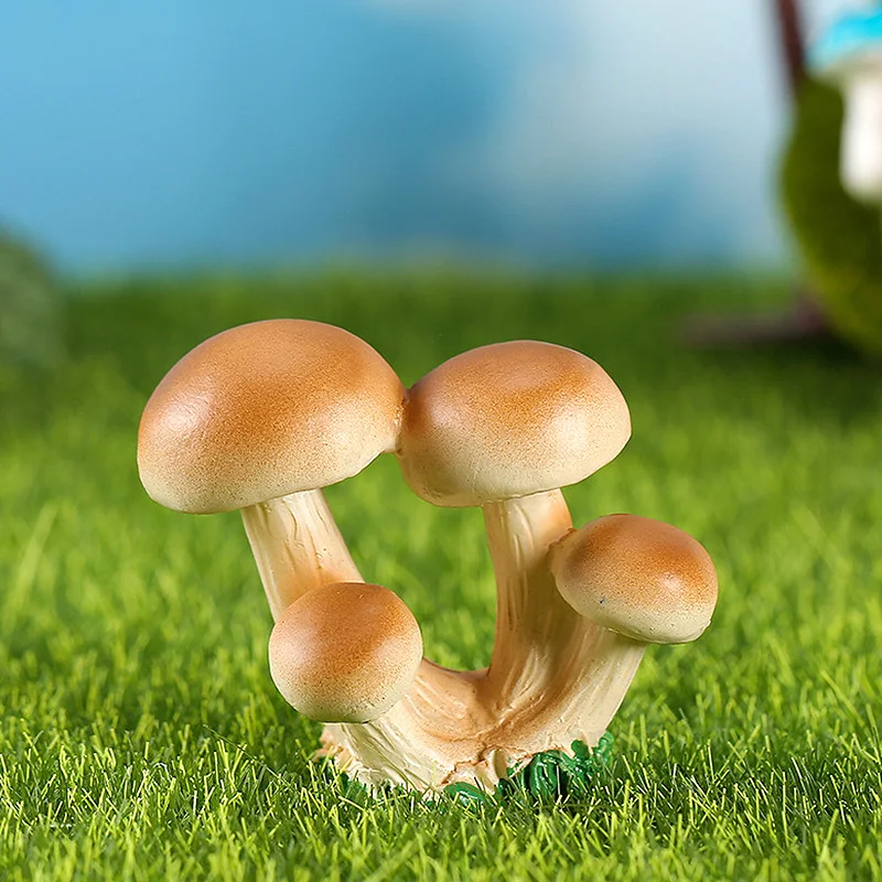 9 Stiluri de 1 BUC Simulare Ciuperci Figurine Vii Drăguț Miniatură Micro Peisaj Peluze Ghivece de Plante Gradinarit Decorare . ' - ' . 4