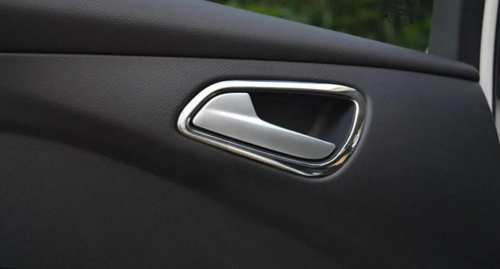 Auto Accesorii de Interior pentru Vehicule cu ABS Crom Interior Usa Maner Protector Capac Ornamental pentru Ford Focus 2013 2014 2015 . ' - ' . 4