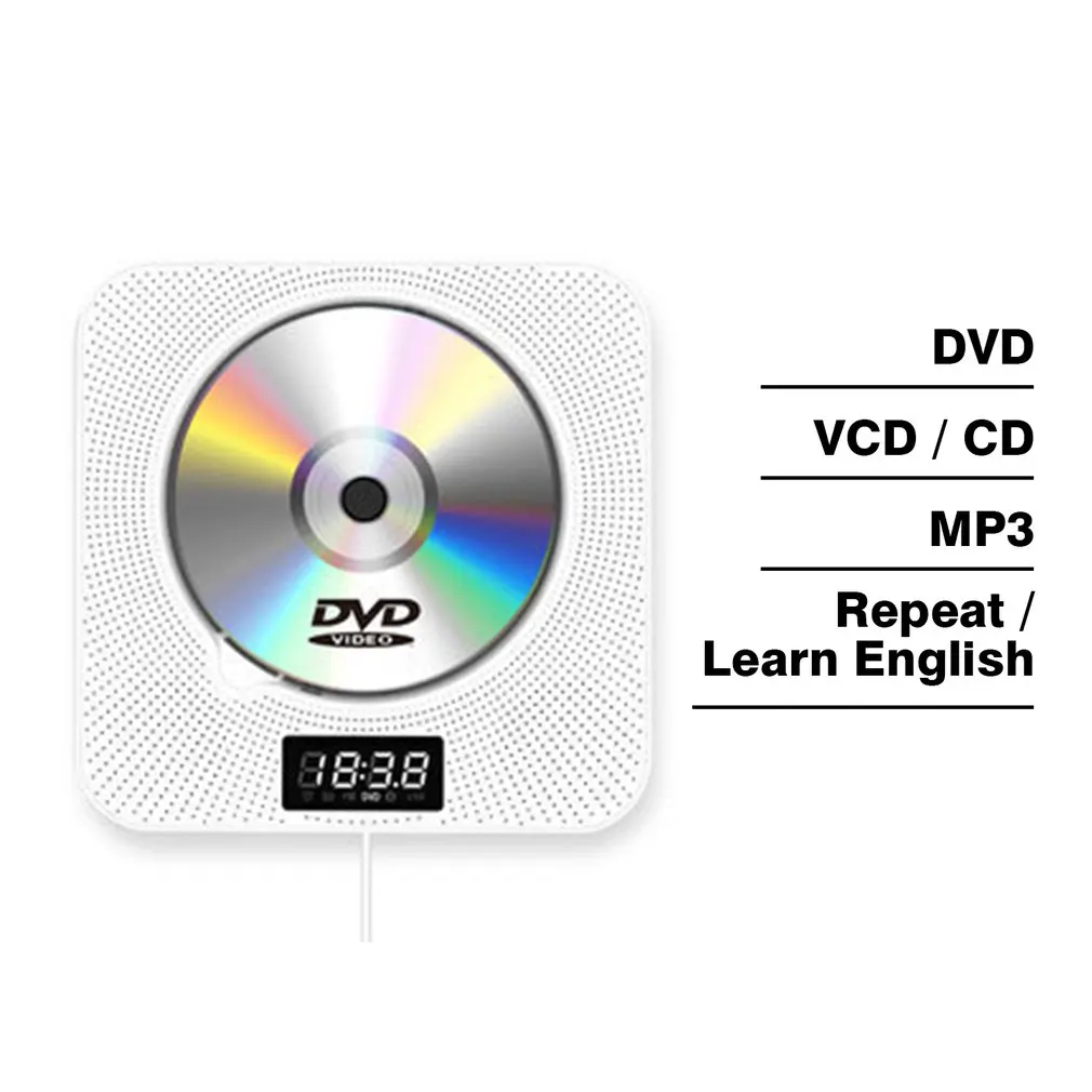 BT Montat pe Perete DVD / CD Player Cu Control de la Distanță Bluetooth Radio FM Stereo HiFi de Muzică Built-in Difuzor TV Acasa CD Boombox . ' - ' . 4