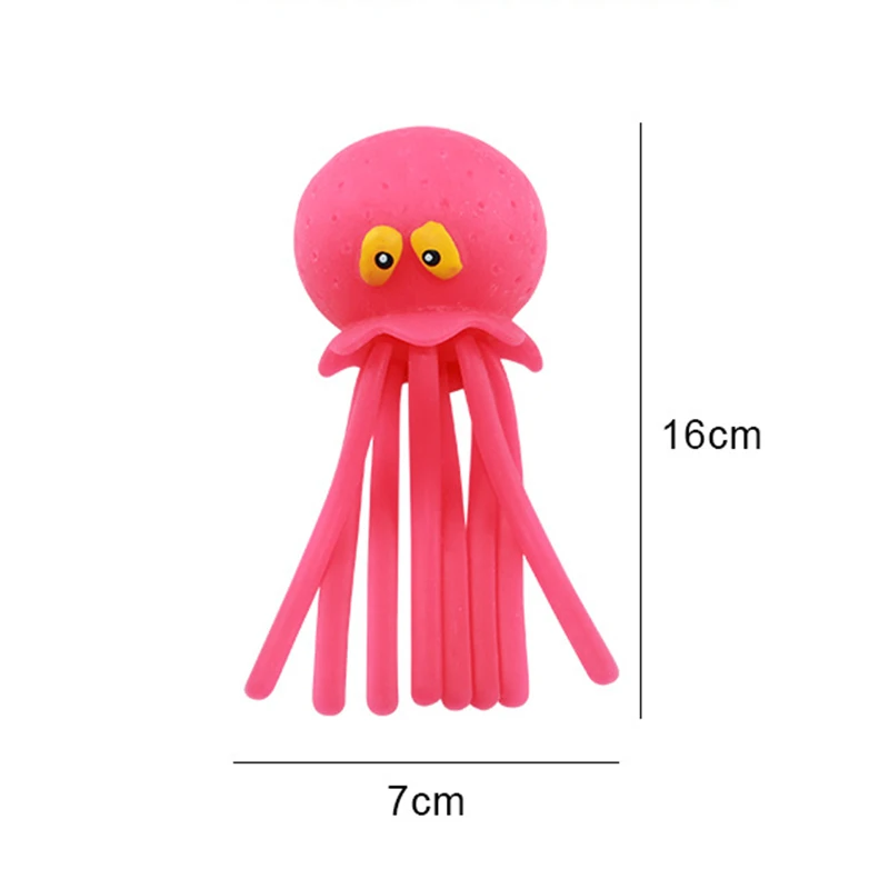 Baby Jucarii de Baie Burete Absorbind Apa Octopus Stoarcere de Relief de Stres Jucării Înot de Vară a Juca Jucărie de Apă pentru Copii . ' - ' . 4