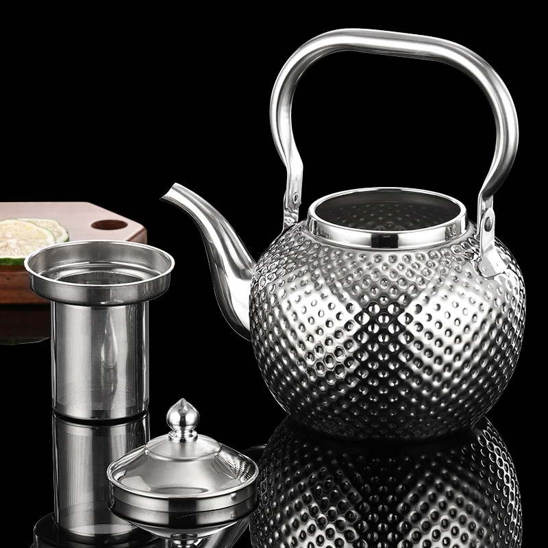 Ceai Drinkware Aragaz Cu Ciocanul Ceainic Din Oțel Sferice De Inducție Argint Ibric De Aur Inoxidabil Ceainice Ceainic Aragaz . ' - ' . 4