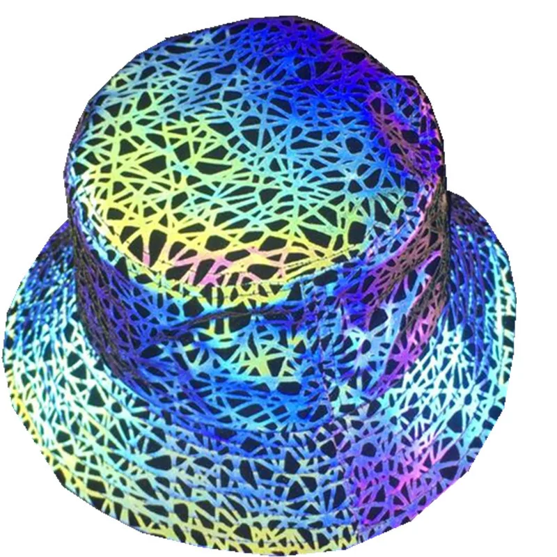 Chaowen Orbitor Colorate Reflectorizante Pescar Pălărie Personalizate Hip Hop Parasolar Pălăria În Aer Liber, Agrement, Protecție Solară Palarie Unisex . ' - ' . 4
