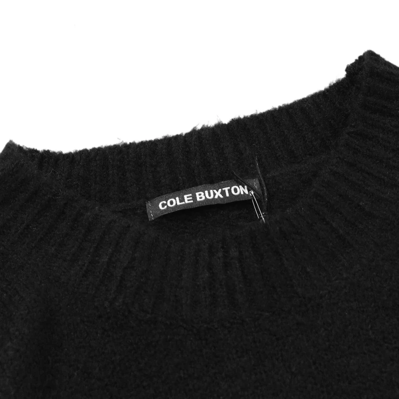 Cole Buxton CB Sosirea Pulover de Culoare Solidă Bumbac Terry Material de Înaltă Calitate Palton Supradimensionat Bărbați Femei O-Gat Maneci Lungi Casual . ' - ' . 4