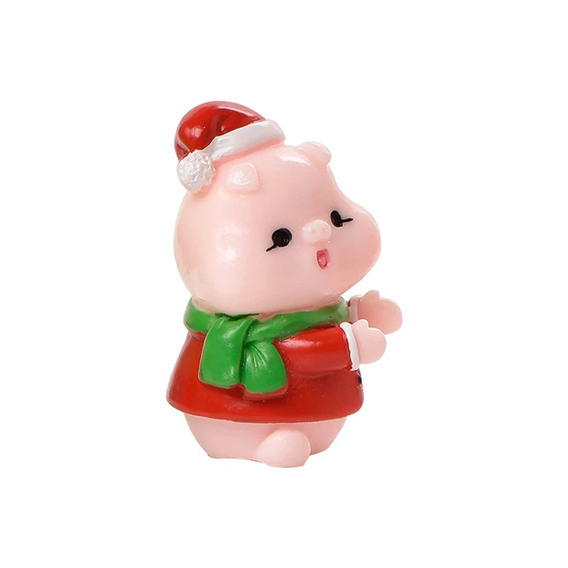 Creative Drăguț de Craciun in Miniatura Bătrân Porc Ornamente DIY Gradina de Bonsai Decor Copil Jucărie Oameni Statuie Meserii . ' - ' . 4