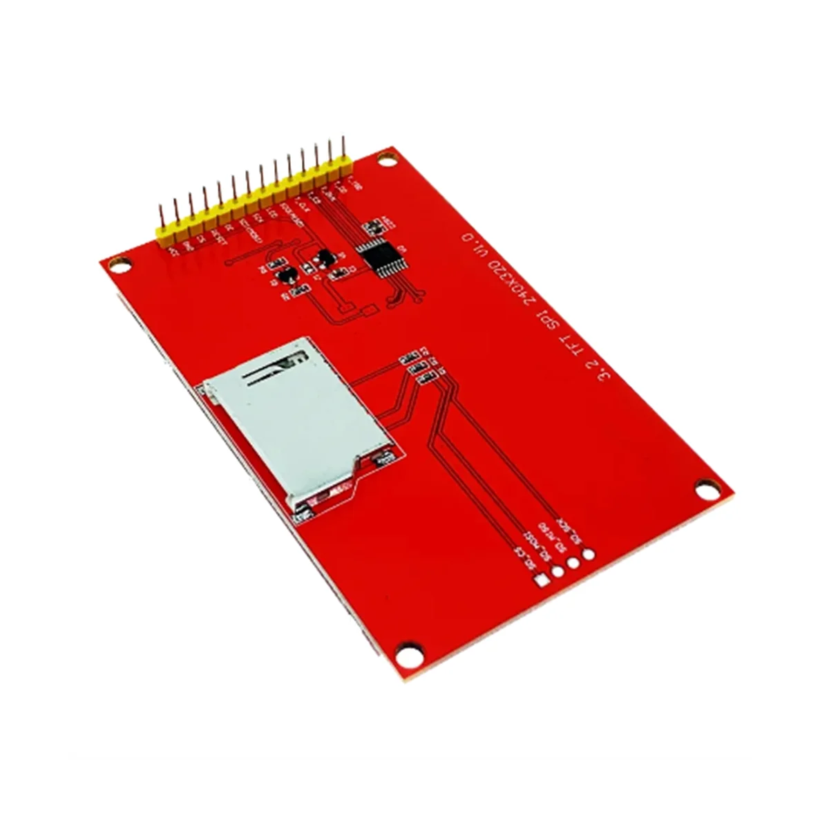 Envio Gratis SPI Modulul 14 Pin 3.2 Inch 18P ILI9341 TFT LCD Ecran Colorat 4 fire de Port Serial 320X240 Adaptorul(a) . ' - ' . 4